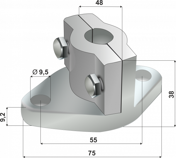 Dimemsion stop flange