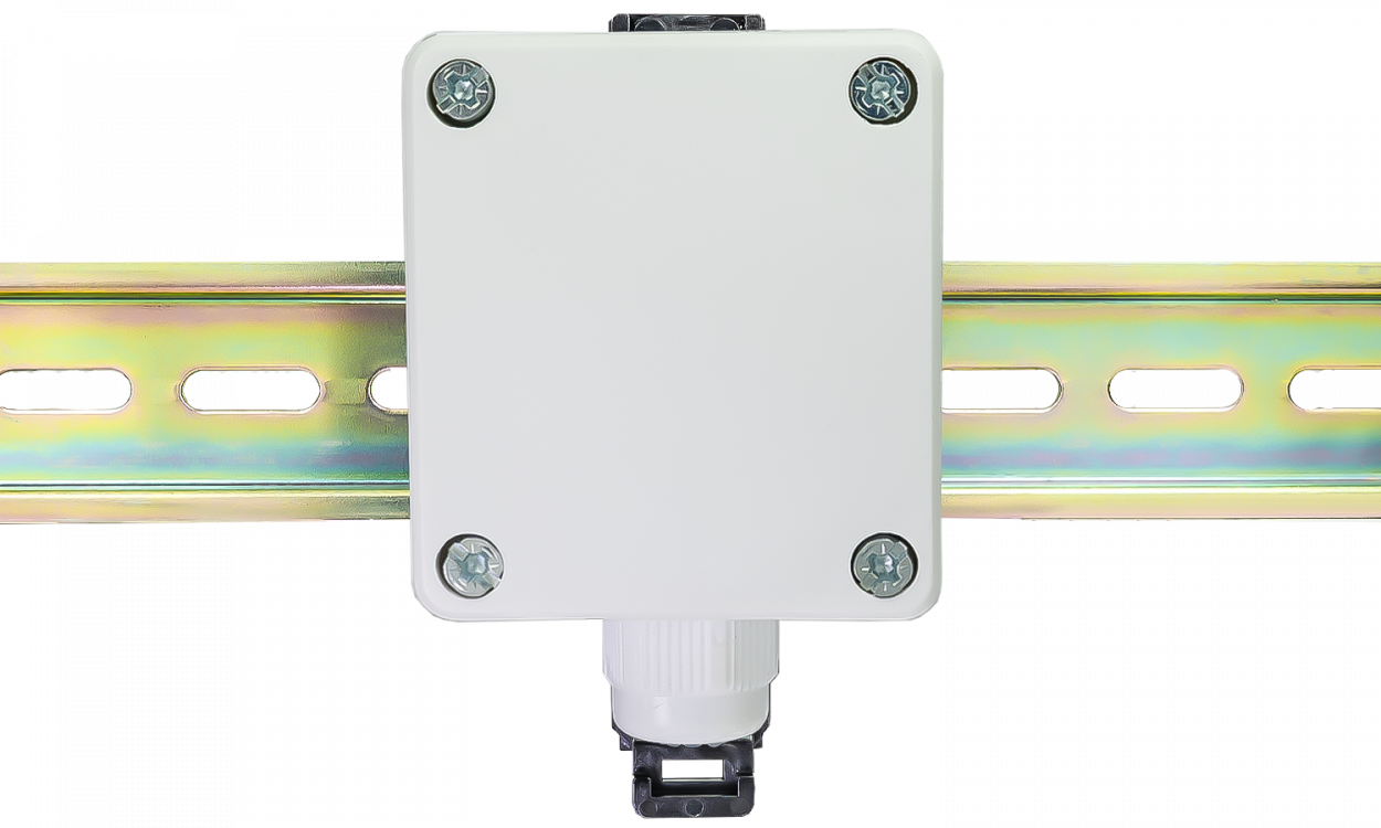 Schienenadapter mit IP64 Gehäuse